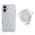 Чохол TPU+PC LanyardCase with MagSafe для iPhone 16