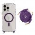 Чохол TPU+PC LanyardCase with MagSafe для iPhone 16 Pro Max Чохол TPU+PC LanyardCase with MagSafe для iPhone 16 Pro Max