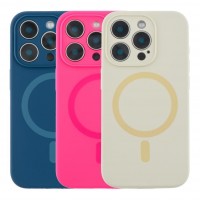Чохол Glow Silicone Case Full Camera with Magsafe для iPhone 15 Pro Чохол Glow Silicone Case Full Camera with Magsafe для iPhone 15 Pro