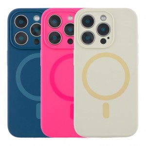 Чохол Glow Silicone Case Full Camera with Magsafe для iPhone 15 Pro Чохол Glow Silicone Case Full Camera with Magsafe для iPhone 15 Pro