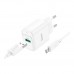 Мережевий Зарядний Пристрій Hoco C140A 1USB QC 18W+USB to Micro