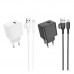 Мережевий Зарядний Пристрій Borofone BAS11A 1USB 2.1A+USB to Micro