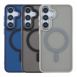 Чохол TPU+PC Space Magnetic Color with Magsafe для Samsung Galaxy S25+ 5G (S936)
