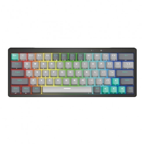 Клавіатура Ігрова бездротова Fantech PRO63 MK912 (Wired, BT, 2.4Ghz) Red Switch