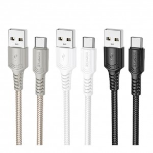Кабель USB Borofone BX116 Type-C 3A Кабель USB Borofone BX116 Type-C 3A