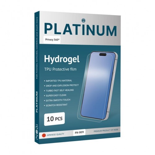 Гідрогель плівка iNobi PLATINUM PX-009 Japanese / 10 штук (матова приватна 360)