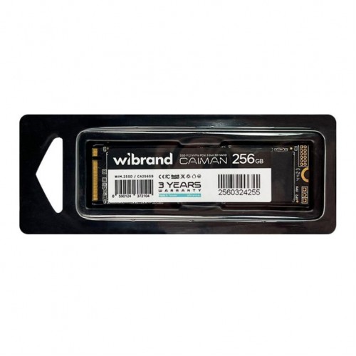 SSD M.2 Диск Wibrand Caiman 256GB NVMe 2280 PCIe 3.0 3D NAND