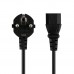 Сетевой шнур (C13-CEE 7/7) 1.5m 3*0.75mm 2 PC-186-VDE