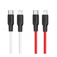 Кабель USB Hoco X21 Plus Silicone PD 20W Type-C to Lightning Кабель USB Hoco X21 Plus Silicone PD 20W Type-C to Lightning