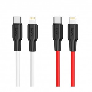 Кабель USB Hoco X21 Plus Silicone PD 20W Type-C to Lightning Кабель USB Hoco X21 Plus Silicone PD 20W Type-C to Lightning