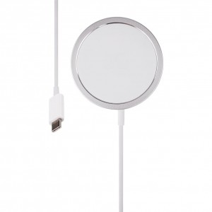 Бездротовий Зарядний Пристрій MagSafe USB-C 15W NO LOGO Бездротовий Зарядний Пристрій MagSafe USB-C 15W NO LOGO
