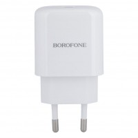 Мережевий Зарядний Пристрій Borofone BN3 Premium PD 20W Type-C to Lightning QC3.0