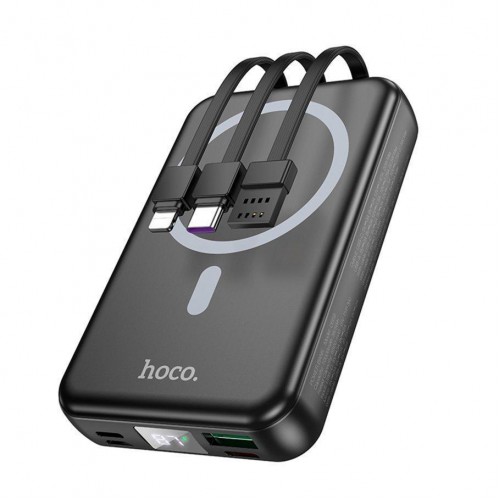 Універсальна Мобільна Батарея Power Bank Hoco DB59 Guardian 22.5W+PD20W magnetic 15W with display and cable 10000mAh