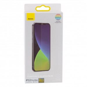 Захисне скло Baseus 0.25 mm для iPhone 12 Pro Max (2 шт) SGAPIPH67N Захисне скло Baseus 0.25 mm для iPhone 12 Pro Max (2 шт) SGAPIPH67N