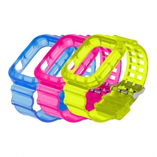 Ремінець для Apple Watch Band Color Transparent + Protect Case 44mm