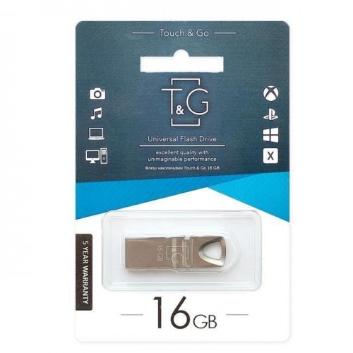 USB флеш-накопичувач T&G 16gb Metal 117