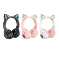 Бездротова Стерео Гарнітура Borofone BO18 Cat Ear Бездротова Стерео Гарнітура Borofone BO18 Cat Ear
