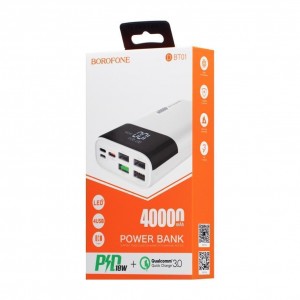 Універсальна Мобільна Батарея Power Bank Borofone DBT01 PD18W+QC3.0 40000 mAh