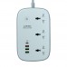 Мережевий Подовжувач LDNIO SCW3451 3 ports/PD/3USB/1QC3.0/1Type-C/WiFi