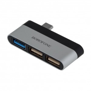 Перехідник Borofone DH1 Type-C to USB 3.0 / 2USB Перехідник Borofone DH1 Type-C to USB 3.0 / 2USB