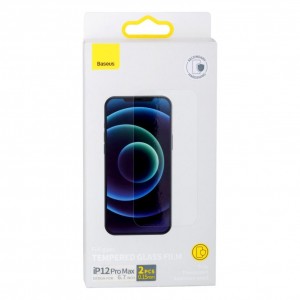 Захисне скло Baseus 0.15 mm для iPhone 12 Pro Max (2 шт) SGAPIPH67N Захисне скло Baseus 0.15 mm для iPhone 12 Pro Max (2 шт) SGAPIPH67N