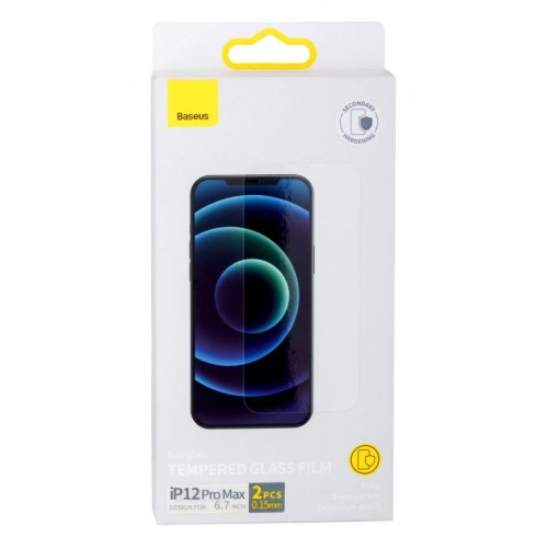 Захисне скло Baseus 0.15 mm для iPhone 12 Pro Max (2 шт) SGAPIPH67N