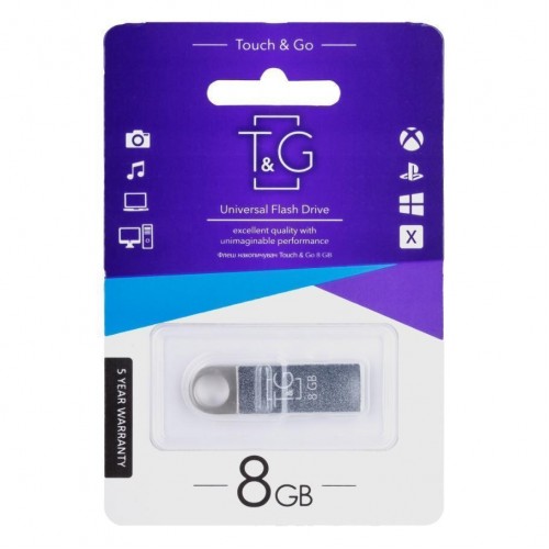 USB флеш-накопичувач T&G 8gb Metal 0.26