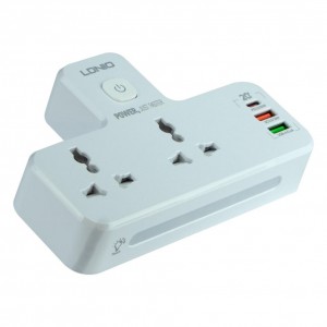 Мережевий Перехідник із Нічником LDNIO SC2311 1 Type-C PD/ 2 USB QC/ 2 PSocket/ Led lamp Мережевий Перехідник із Нічником LDNIO SC2311 1 Type-C PD/ 2 USB QC/ 2 PSocket/ Led lamp