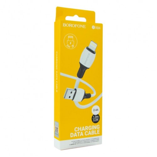 Кабель USB Borofone BX84 Lightning 2.4A