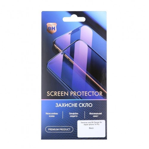 Захисне скло 9H Design for Apple iPhone 14 Pro