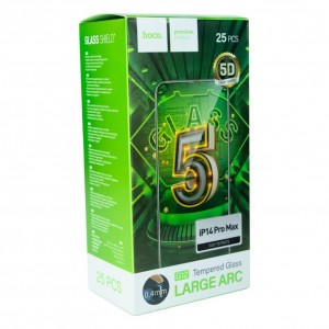 Захисне скло Hoco G12 5D for Apple iPhone 14 Pro Max 25 шт Захисне скло Hoco G12 5D for Apple iPhone 14 Pro Max 25 шт