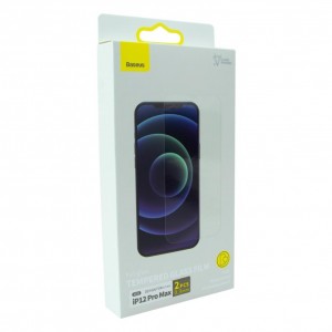 Захисне скло Baseus 0.3 mm для iPhone 12 Pro Max (2 шт) SGBL063302 Захисне скло Baseus 0.3 mm для iPhone 12 Pro Max (2 шт) SGBL063302