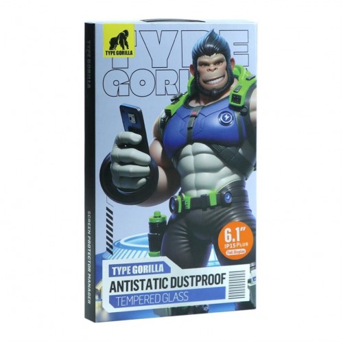 Захисне скло Type Gorilla 0.33 мм 2.5D HD Anti-Static PTJ1 для iPhone 13 Pro Max/14 Plus