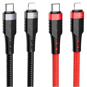 Кабель USB Borofone BU35 PD Type-C to Lightning 1,2m Кабель USB Borofone BU35 PD Type-C to Lightning 1,2m