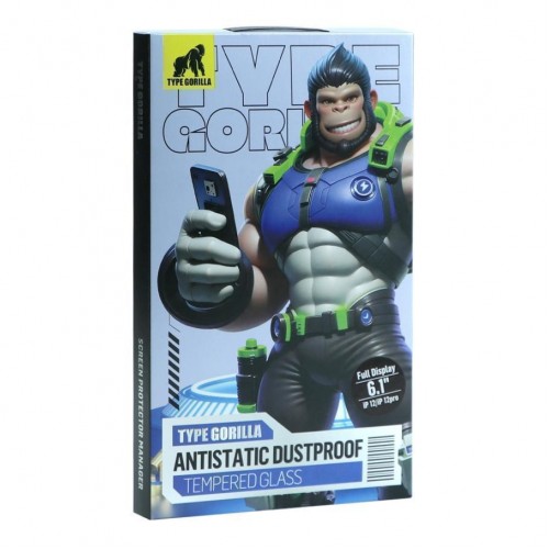 Захисне скло Type Gorilla 0.33 мм 2.5D HD Anti-Static PTJ1 для iPhone 12/12 Pro