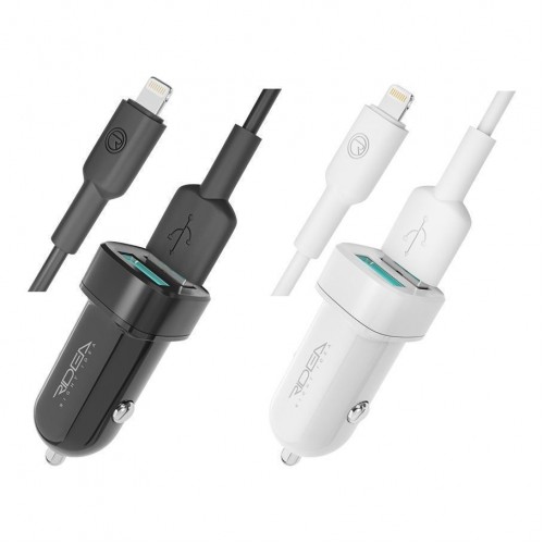 Автомобільний Зарядний Пристрій Ridea RCC-21312 Grand Lightning 2USB 2.4 A