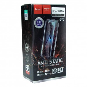 Захисне скло Hoco G10 HD Anti-static for Apple iPhone 14 Pro Max 25 шт Захисне скло Hoco G10 HD Anti-static for Apple iPhone 14 Pro Max 25 шт