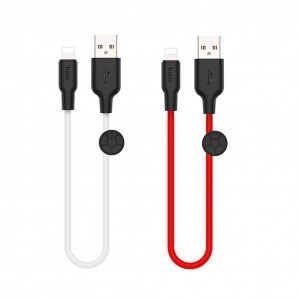 Кабель USB Hoco X21 Plus Silicone Lightning 0.25m Кабель USB Hoco X21 Plus Silicone Lightning 0.25m