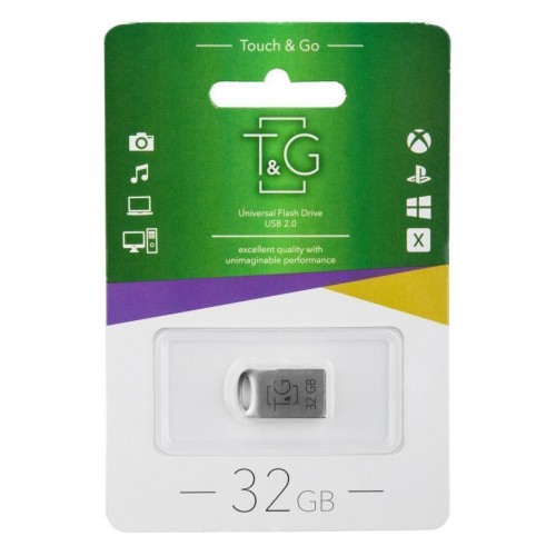 USB флеш-накопичувач T&G 32gb Metal 105