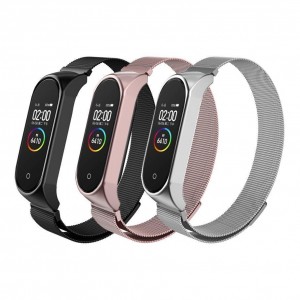 Ремінець для Xiaomi Mi Band 3/4/5/6 Milanese Loop Ремінець для Xiaomi Mi Band 3/4/5/6 Milanese Loop