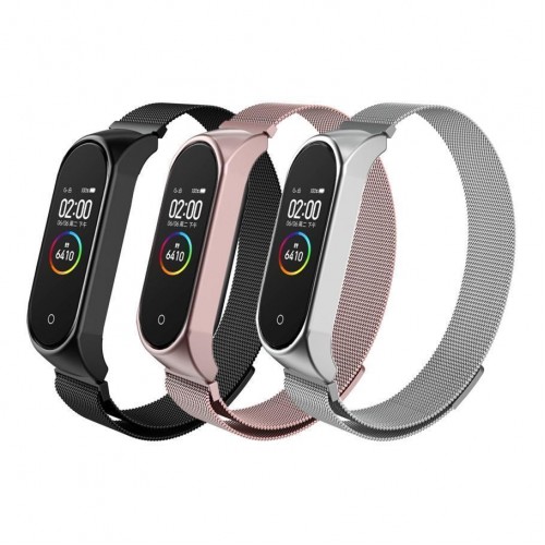 Ремінець для Xiaomi Mi Band 3/4/5/6 Milanese Loop