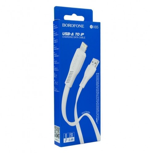 Кабель USB Borofone BX85 Lightning 2.4A