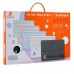 Клавіатура  бездротова JEQANG JB-380 bluetooth charging and lighting touch keyboard