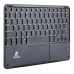 Клавіатура  бездротова JEQANG JB-380 bluetooth charging and lighting touch keyboard