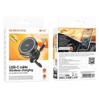 Автотримач Borofone BH207 Mona Magnetic Wireless 15W