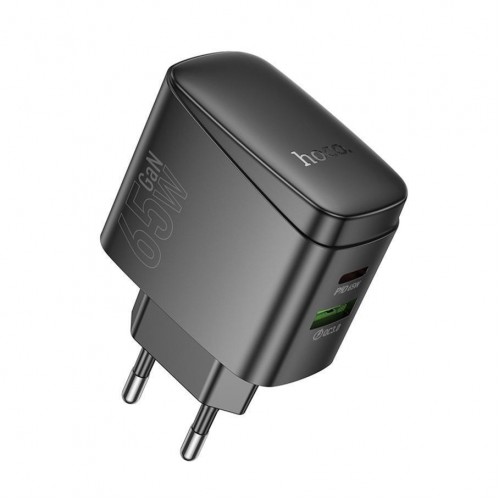 Мережевий Зарядний Пристрій Hoco CS63A 1USB/1USB-C PD65W/QC GAN