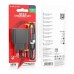 Мережевий Зарядний Пристрій Borofone BAS12A 1USB QC3.0 18W+USB to Type-C