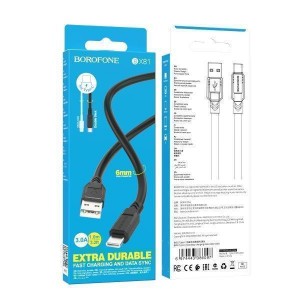 Кабель USB Borofone BX81 Type-C М'ята упаковка Кабель USB Borofone BX81 Type-C М'ята упаковка