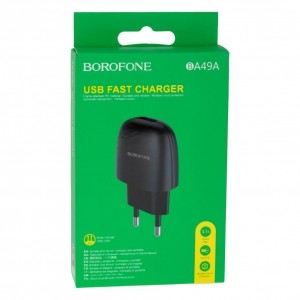 Мережевий Зарядний Пристрій Borofone BA49A  2,1A
