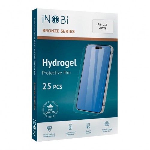 Гідрогель плівка iNobi BRONZE PB-012 Korean / 25 штук (матова)